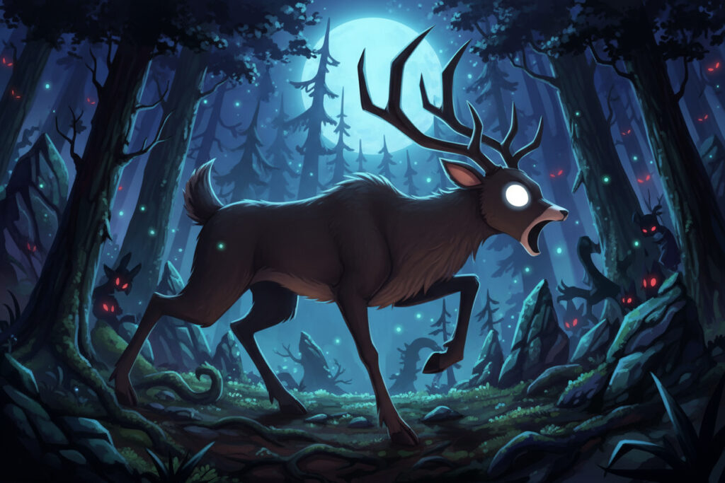 олень 99 ночей в лесу